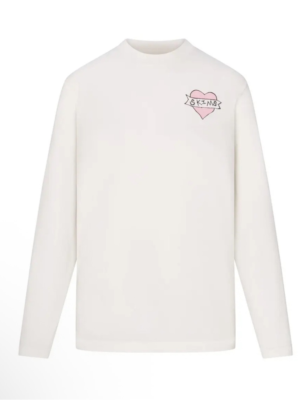 💓SKIMS Boyfriend Long Sleeve & Boxer Set | Marble Heart Banner | M | NWT - Picture 3 of 9
